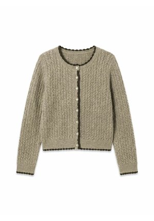 Vero Moda, CARDIGAN VMMAI KNIT CARDIGAN - Gilet - plaza taupe