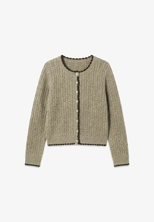 Vero Moda, CARDIGAN VMMAI KNIT CARDIGAN - Gilet - plaza taupe