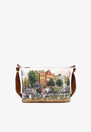 Y Not? LARGE YES STAMPA CITTÀ - Borsa a tracolla - flower river