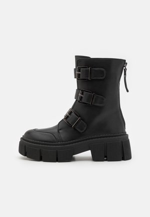 Even&Odd Cowboy- / bikerstøvlette - black