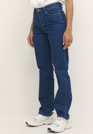 Kaffe KAVICKY  - Straight leg jeans - medium blue washed denim