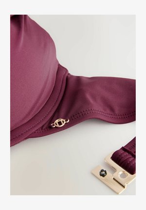 Next PADDED WIRED HALTER STANDARD - Bikinitop - wine