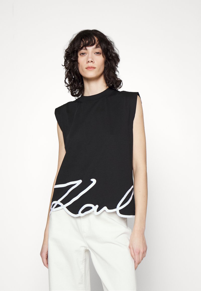 Karl Lagerfeld Tshirt Signature Pale Blue main image 0