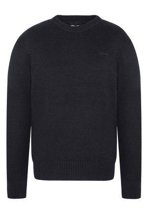 Schott PULL COL ROND - Strickpullover - noir