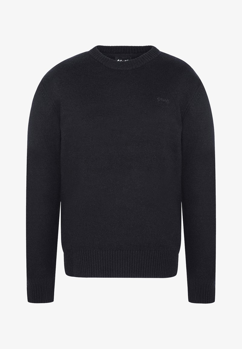 Schott PULL COL ROND - Strickpullover - noir
