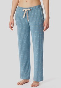 Schiesser Pyjamabroek - blau pfirsich