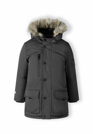 HOOD WITH FAUX FUR - Parka - dark grey