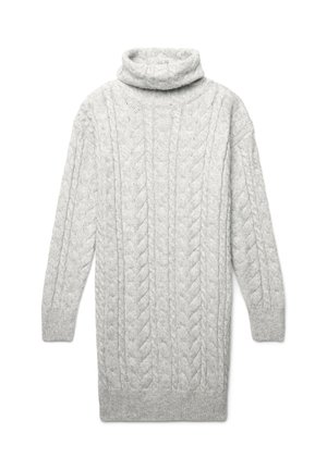 Abito in maglia - grigio medio melange