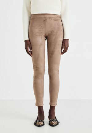 Leggings - Trousers - brown