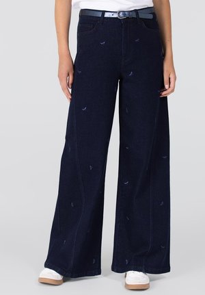 ISABEAU - Wijde jeans - denim