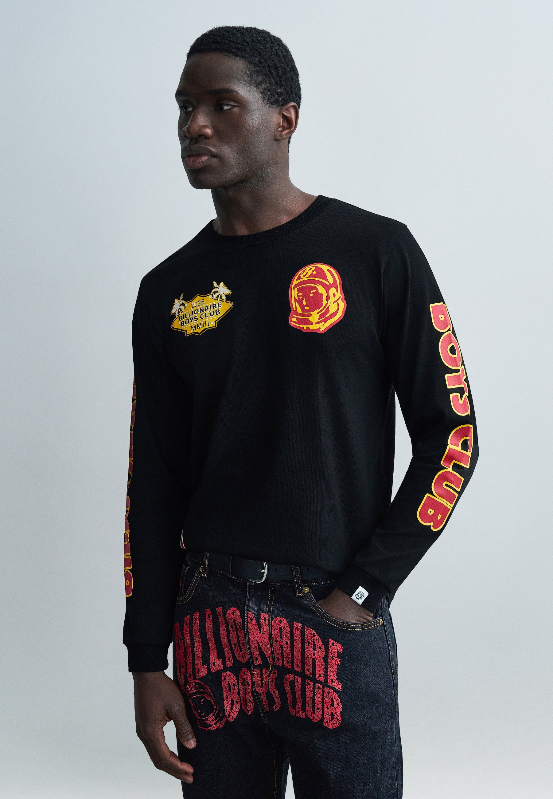 Jaded London ANOINTED WAFFLE HENLEY UNISEX - Long sleeved top