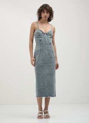 Denim dress - blu
