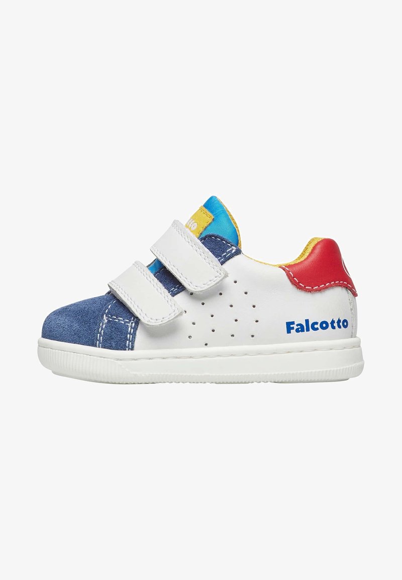 Falcotto Bounce VL Chaussons Bébé En Cuir - Bianco, 21 EU