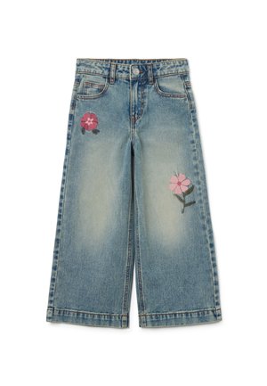 WITH EMBROIDERY - Relaxed fit jeans - denim blue