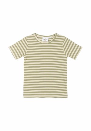 Nyomott mintás póló - tea striped