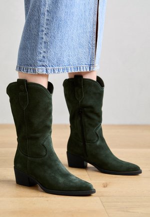 Bottes de cowboy / motard - dark green