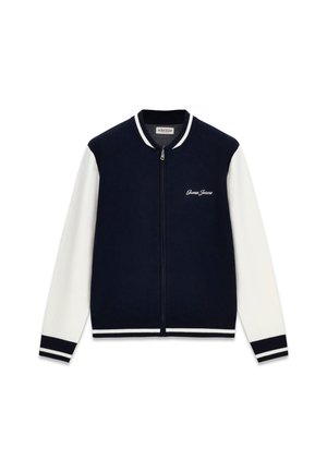 Guess, COLOR-BLOCK-PULLOVER - Strickjacke - blau