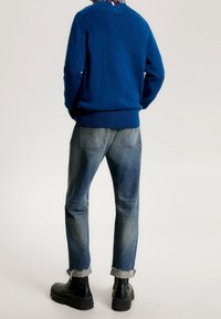 Tommy Hilfiger Stickad tröja - blue