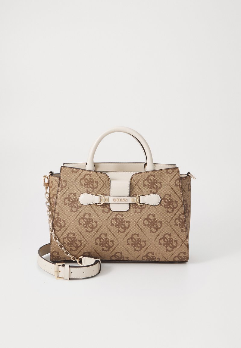 Guess NOLANA GIRLFRIEND SATCHEL - Sac à main - beige
