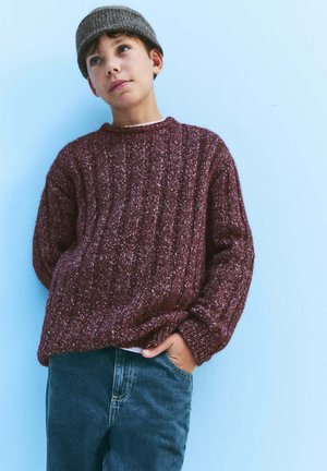 Mango Kids, KID - Pullover - mottled bordeaux