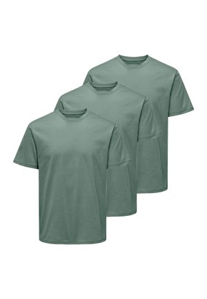 3 PACK - T-Shirt basic - iceberg green