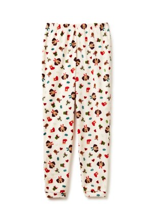 SINGLE BRUSHED WITH ALLOVER PRINTS AND ANKLE CUFF - Pantalón de pijama - multicolor