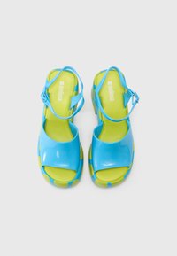 Melissa LINA - Sandálias de plataforma - blue/green
