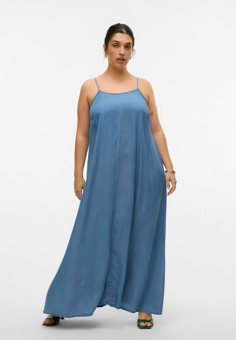 Vero Moda Curve CURVE VMCHARPER LANGES  - Maxikjoler - medium blue denim