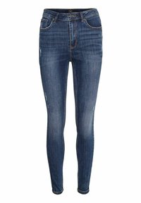 Vero Moda Vaqueros pitillo - dark-blue denim