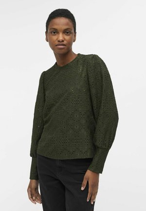 OBJFEODORA TOP  - Blouse - duffel bag