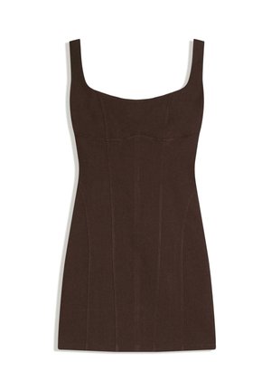 STRAPPY - MINI - Rochie de zi - dark brown