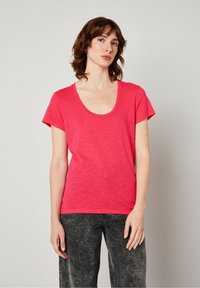 American Vintage JACKSONVILLE - Paprasti marškinėliai - hortensia fluo