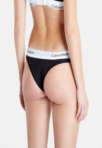 Calvin Klein Underwear BRAZILIAN ICON COTTON MODAL - Fecskék - black