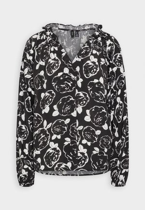 Vero Moda VMMARISOL V NECK - Blusa - black