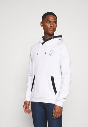 CONTRAST DETAIL HOODIE - Sweatshirt - white