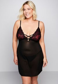 Ulla Popken Nachtwäsche Set - black