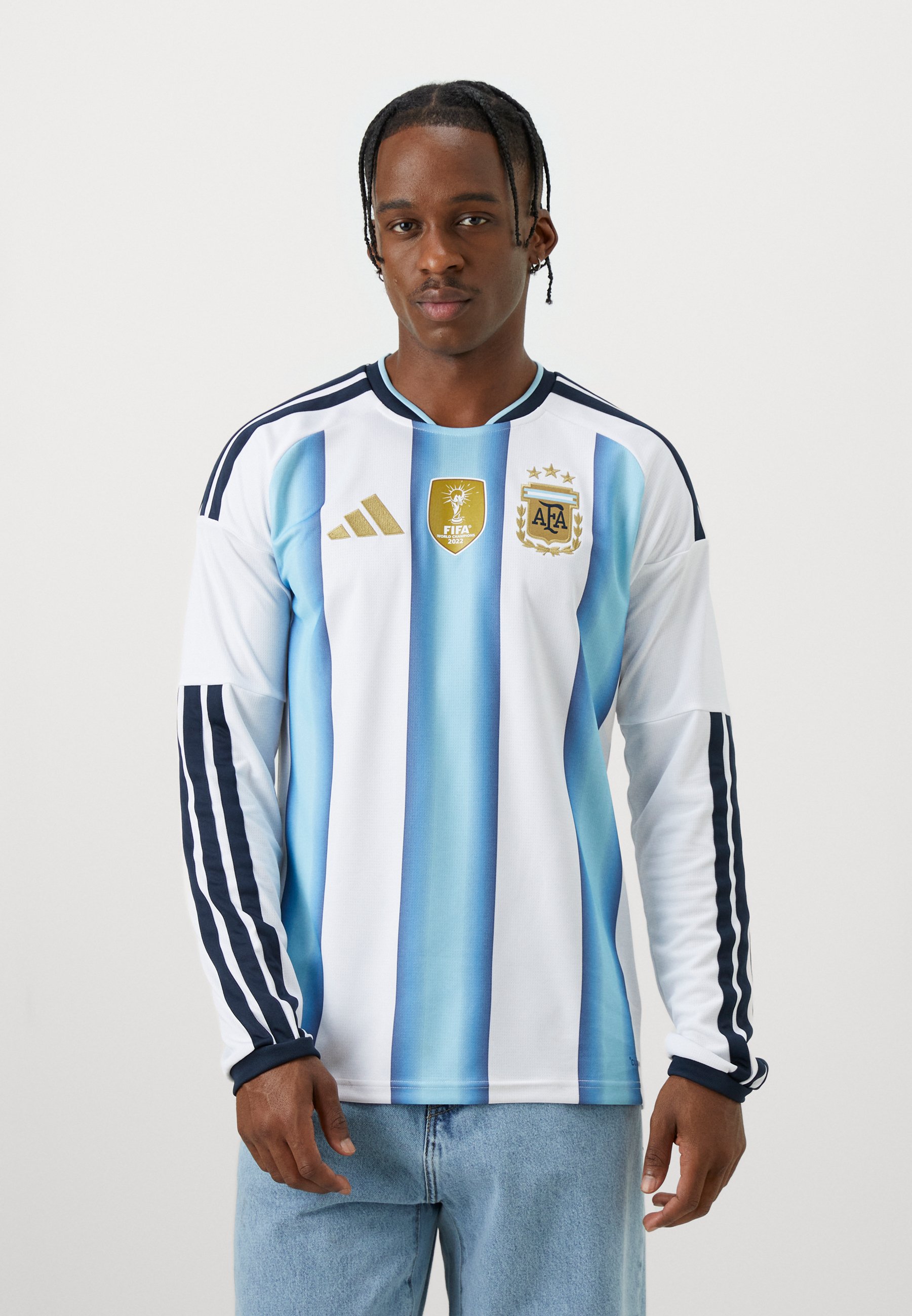 ウェア Argentina  National Team Uniform L adidas Performance ARGENTINA 26 HOME LONG SLEEVE - Îmbrăcăminte