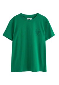 Triko s potiskem - dark green