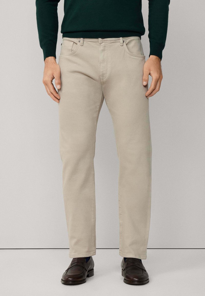 Hackett London Traperice ravnih nogavica - cargo green