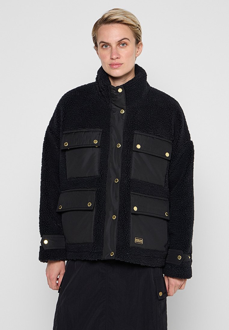 Barbour International Fleecejas zwart