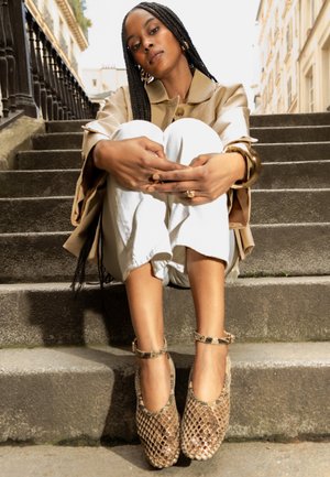 Melvin & Hamilton EVITA 1 - Balerini cu barete - black