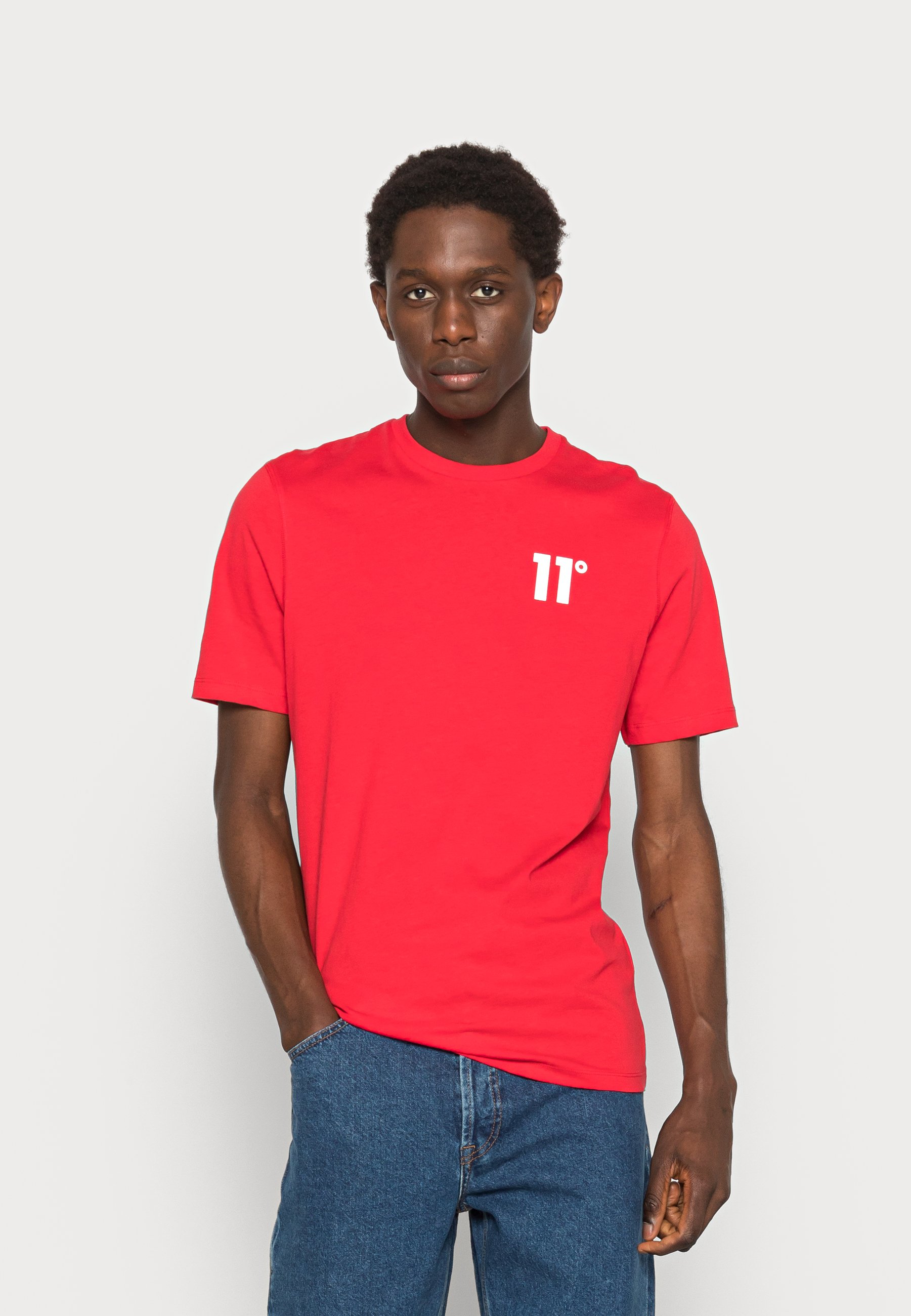 11 DEGREES Print T-shirt - goji berry 