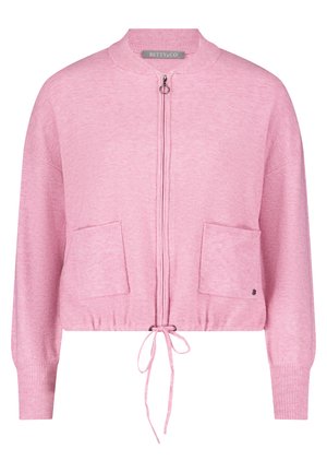 Betty & Co MIT REISSVERSCHLUSS - Cardigan - rose melange