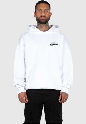 MJ Gonzales WAVE HEAVY OVERSIZED  - Kapuzenpullover - white