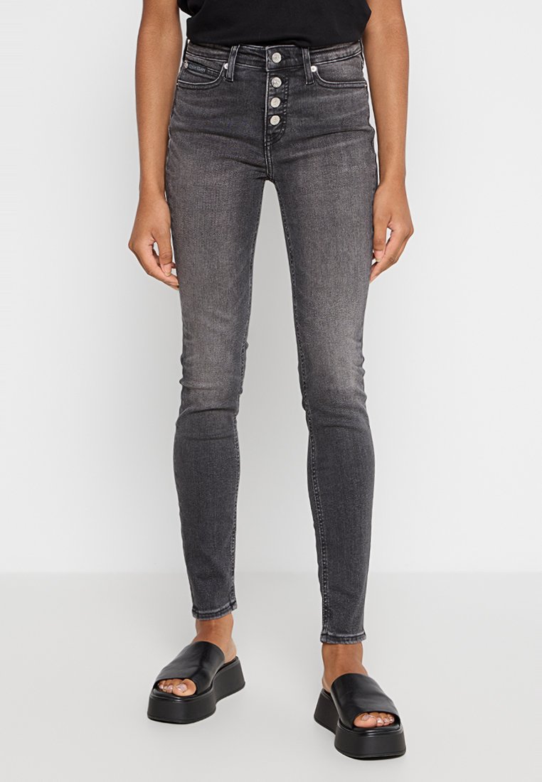 Calvin Klein Jeans Jeans Skinny Fit zwart denim/blackdenim Calvin Klein Jeans Jeans Skinny Fit zwart denim/blackdenim