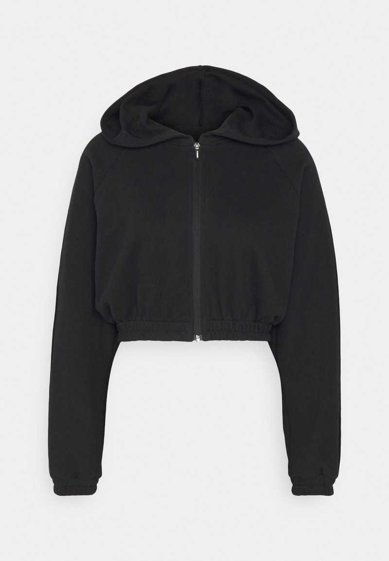 Nebbia WOMEN CROPPED HOODIE - Sweat zippé - black/noir - ZALANDO.FR
