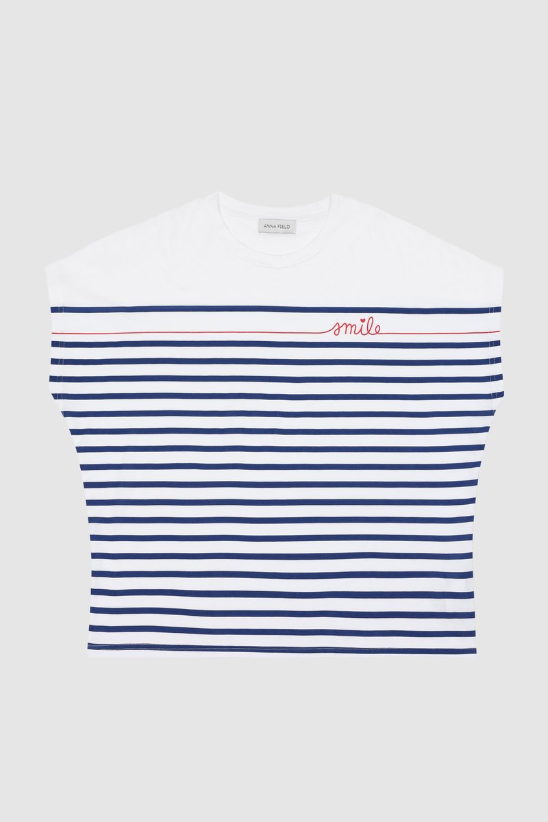 Anna Field T-shirt print wit