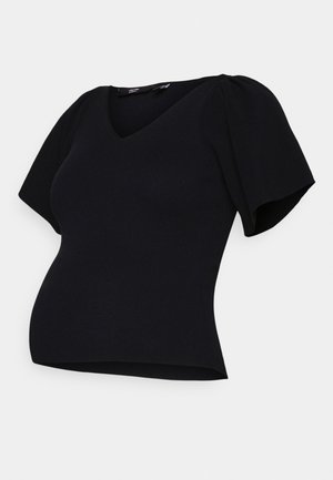 Vero Moda Maternity VMMGINNY V NECK  - Džemper - black