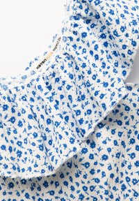 Koton FLORAL CROP - Bluse - blue