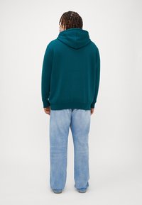 Jack & Jones JJECORP LOGO HOOD PLAY - Mikina s kapucňou - deep teal